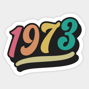 Retro 1973 Sticker